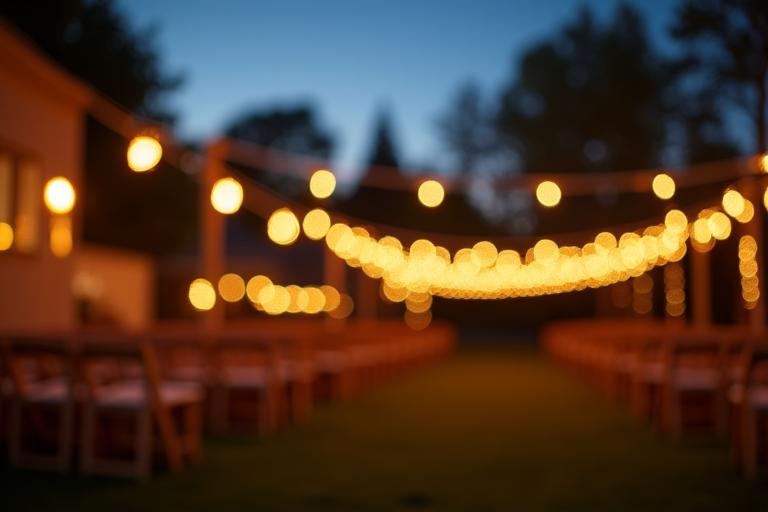 Outdoor Wedding Lighting
