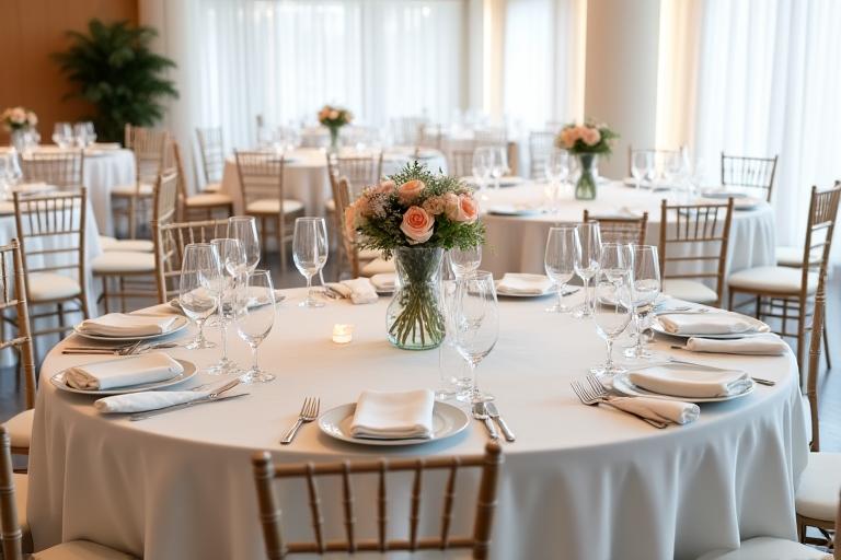 Round Tables Setup