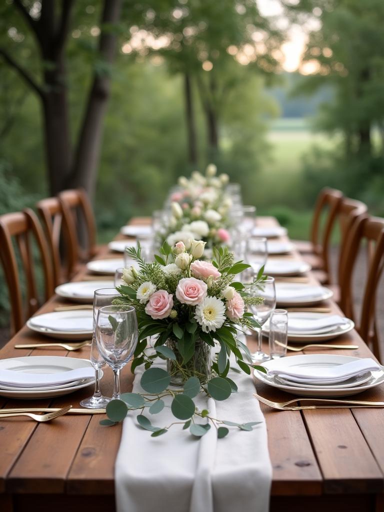 Rustic Wedding Setup